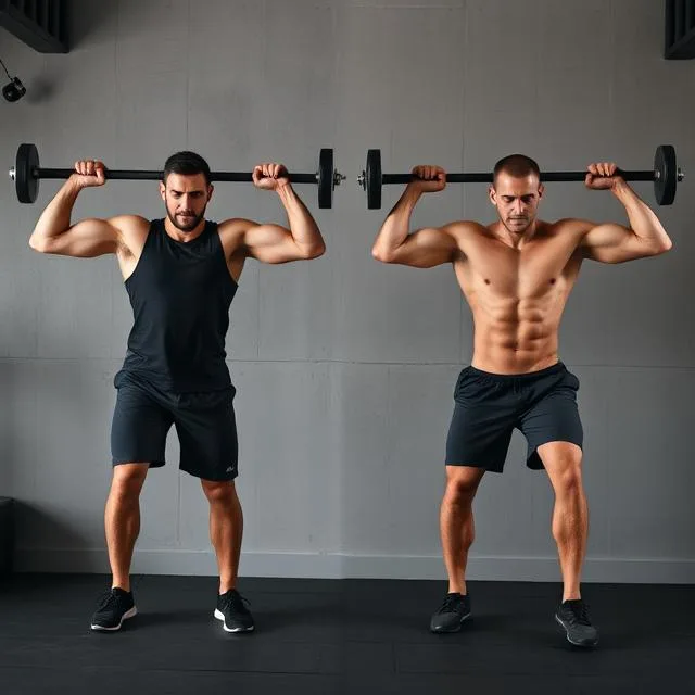 Coach and client performing a bodyweight circuit